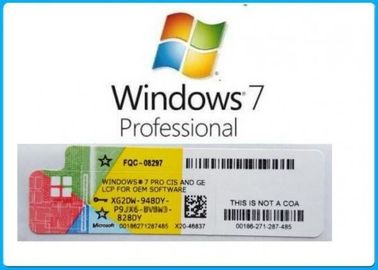 가득 차있는 활성화를 사용하는 쉬운 버전 Microsoft Windows 7 중요한 스티커 온라인으로