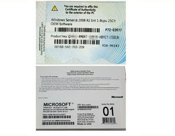 영국 버전 64 조금 Microsoft Windows 서버 2008 R2에 의하여 증명서를 주는 소프트웨어