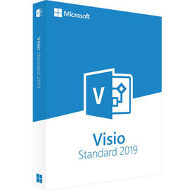 100% 진짜 소프트웨어 키 코드 마이크로소프트 Visio 기준 2019년 기업 버전