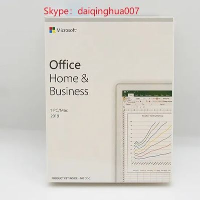 소프트웨어 Microsoft Office 가정 및 비즈니스 2019 라이센스 키 활성화 온라인 소매 상자