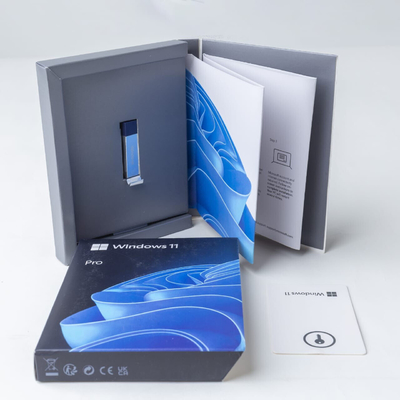 DHL에 의한 진짜 윈도우 11 프로 USB 박스 윈도 11 프로 박스 100% 온라인 활성화 무료 배송