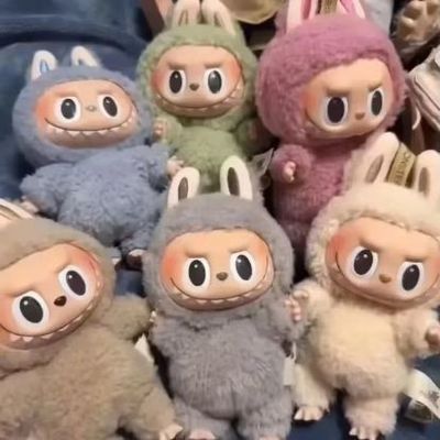 오리지널 정통 팝마트 랩부 몬스터 매커론 좌석 블라인드 박스 피규어 펄스 인형 귀여운 장난감 미스터리 박스