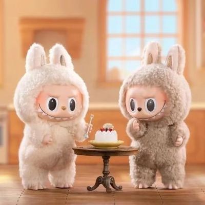 오리지널 정통 팝마트 랩부 몬스터 매커론 좌석 블라인드 박스 피규어 펄스 인형 귀여운 장난감 미스터리 박스