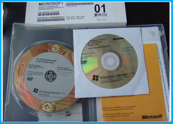25 Cals Microsoft Windows 서버 2008 64 컴퓨터/노트북을 위한 조금 DVD 영어 버전
