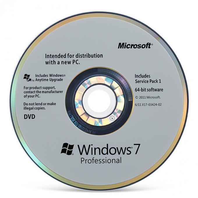 세계적인 컴퓨터 소프트웨어 Microsoft Windows DVD 마이크로소프트 승리 7을 가진 7 직업 및 가정 OEM