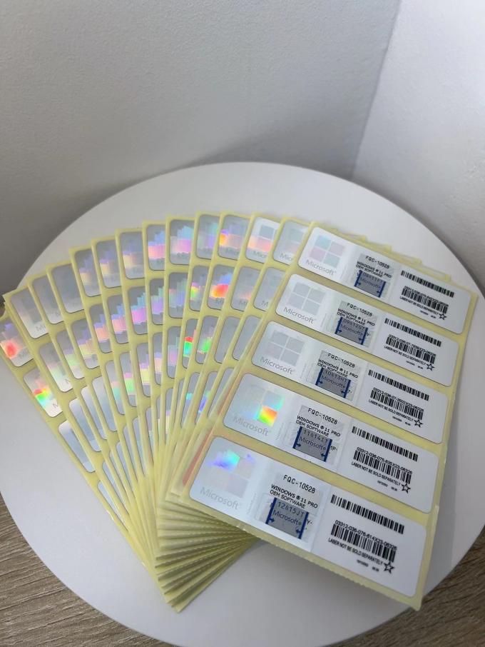 윈도우 11 프로 Coa 스티커 세계적 온라인 활성화 평생 보증은 11 프로 케이포를 얻습니다 2