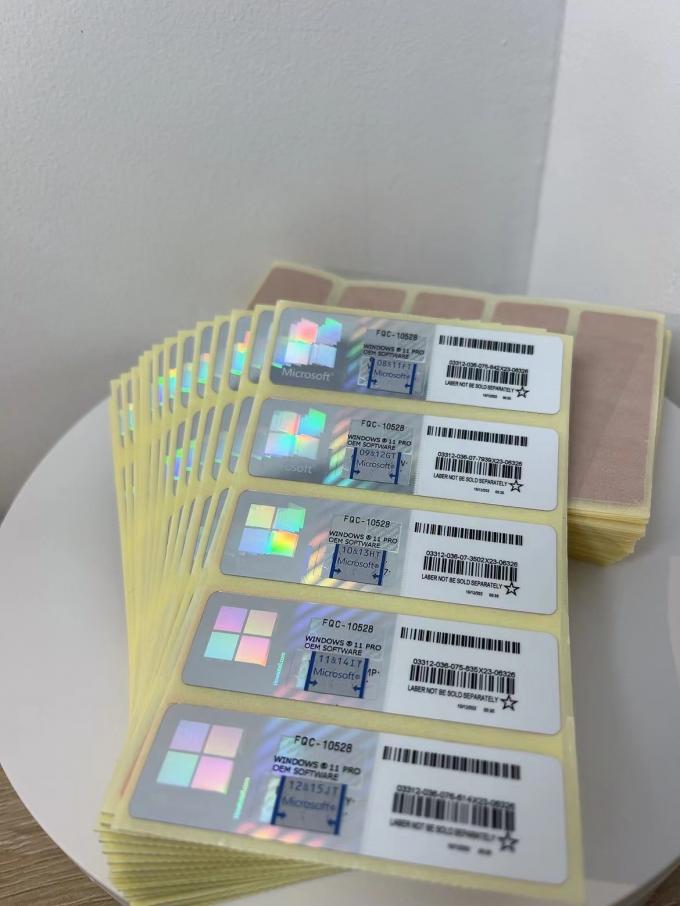 윈도우 11 프로 Coa 스티커 세계적 온라인 활성화 평생 보증은 11 프로 케이포를 얻습니다 1