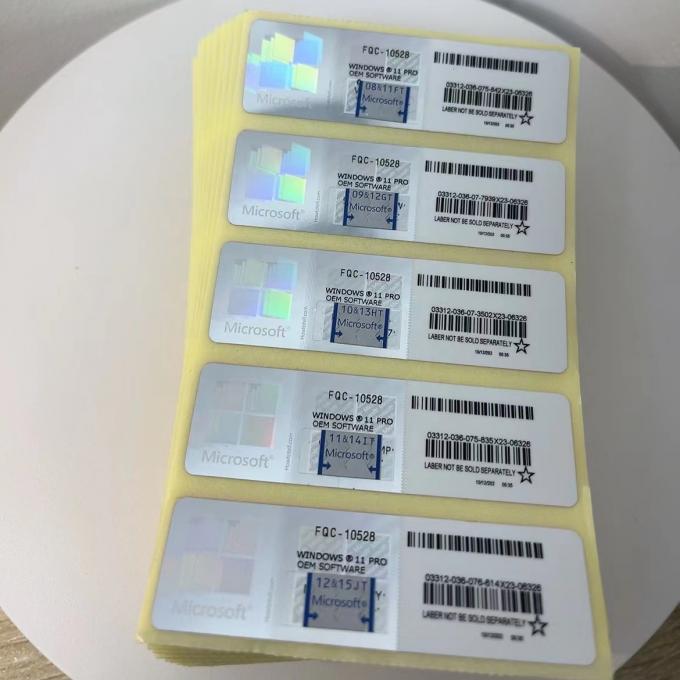 윈도우 11 프로 Coa 스티커 세계적 온라인 활성화 평생 보증은 11 프로 케이포를 얻습니다 0
